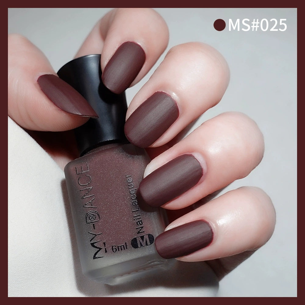 No Bake Velvet Matte Scrub Nail Polish