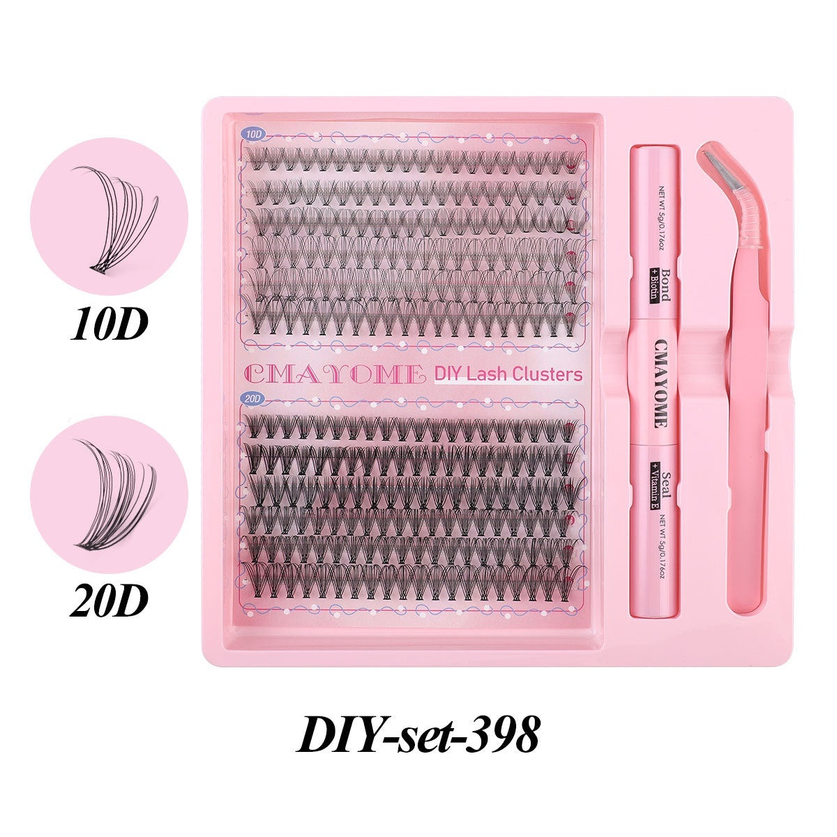 DIY Single Cluster Individual False Eyelash False Eyelashes Natural Thick Mixed Split Type