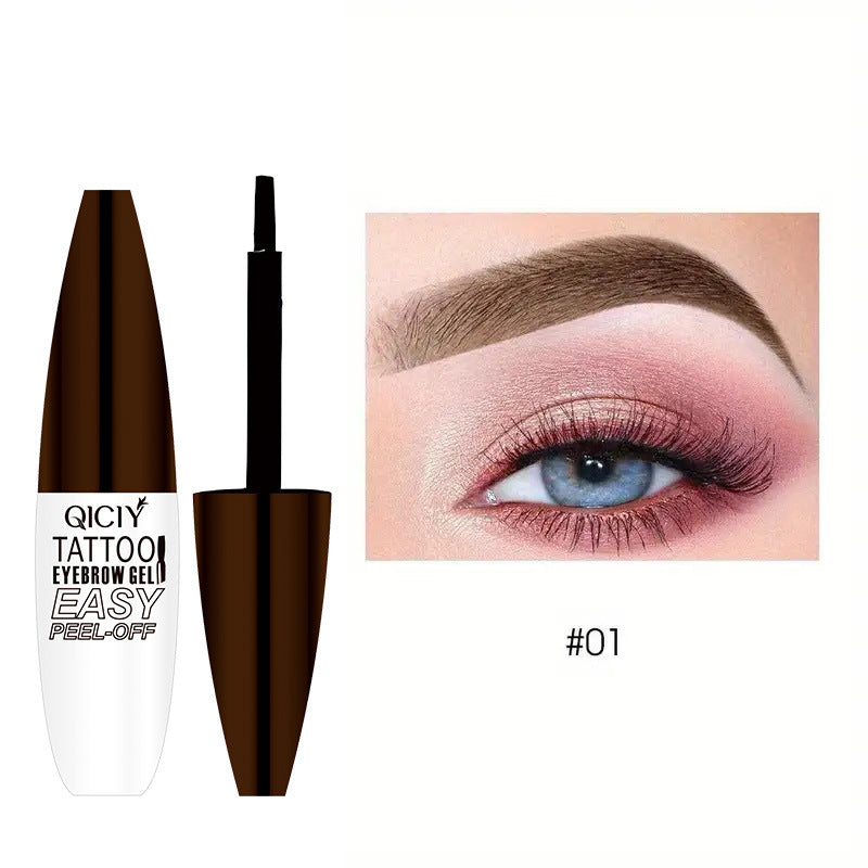 Tattoo Easy Peel Off Eyebrow Gel Cream Types Long-Lasting Smudge-Proof Sweat Resistant Waterproof Cosmetics