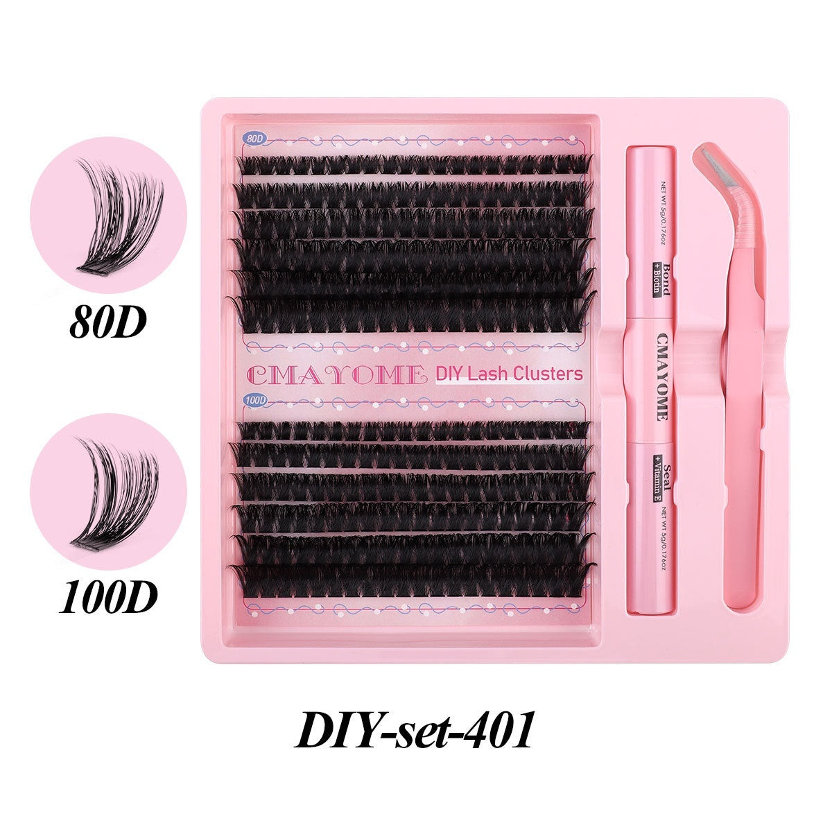 DIY Single Cluster Individual False Eyelash False Eyelashes Natural Thick Mixed Split Type